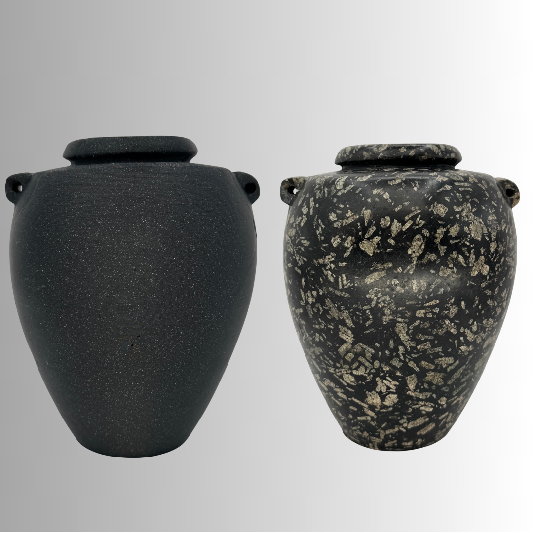 Dark Andesite Porphyry Vase