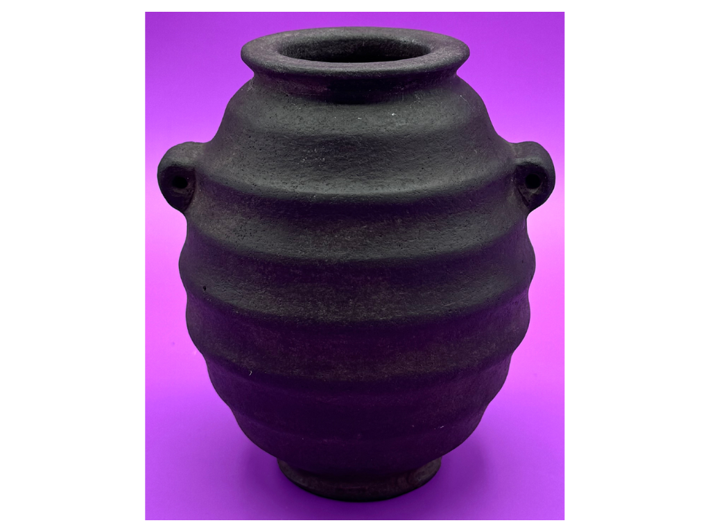 Dark Basalt Beehive Vase (Precision)