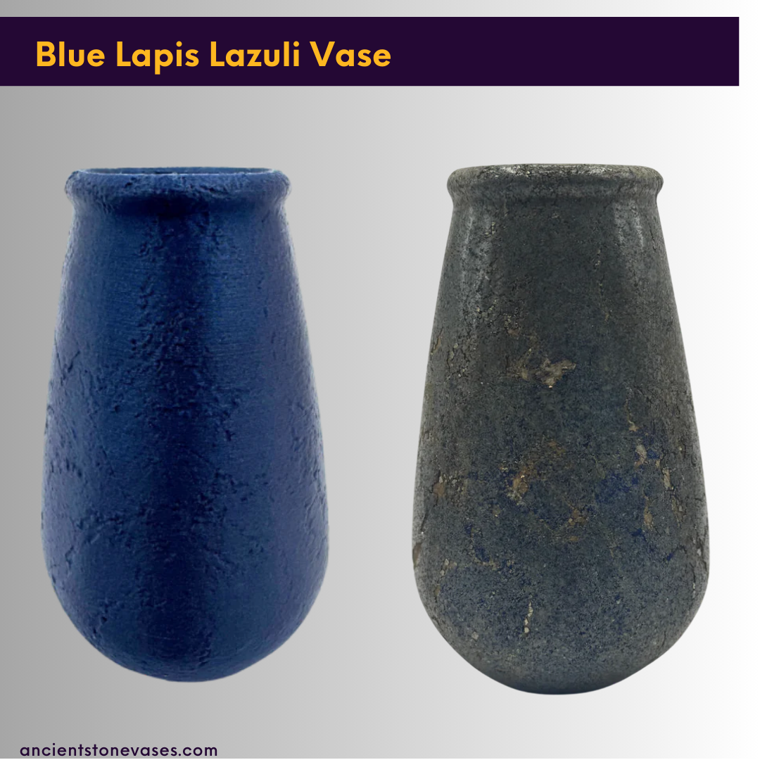 Blue Lapis Lazuli Vase