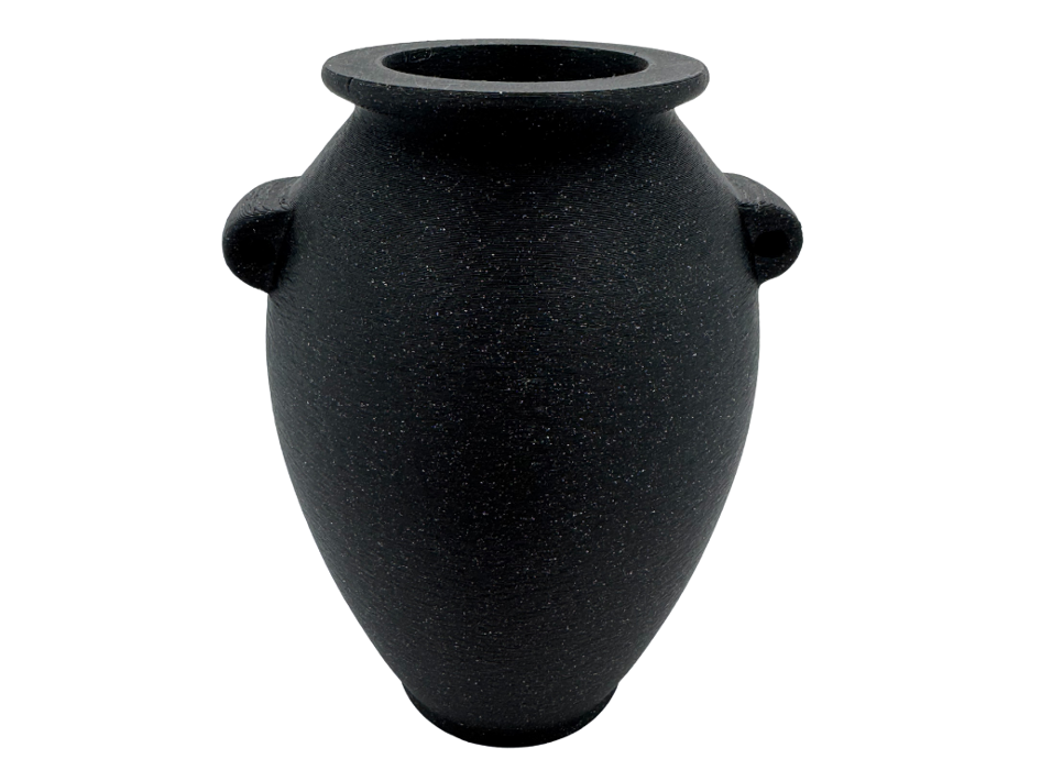 Dark Dolerite Vase (Precision)