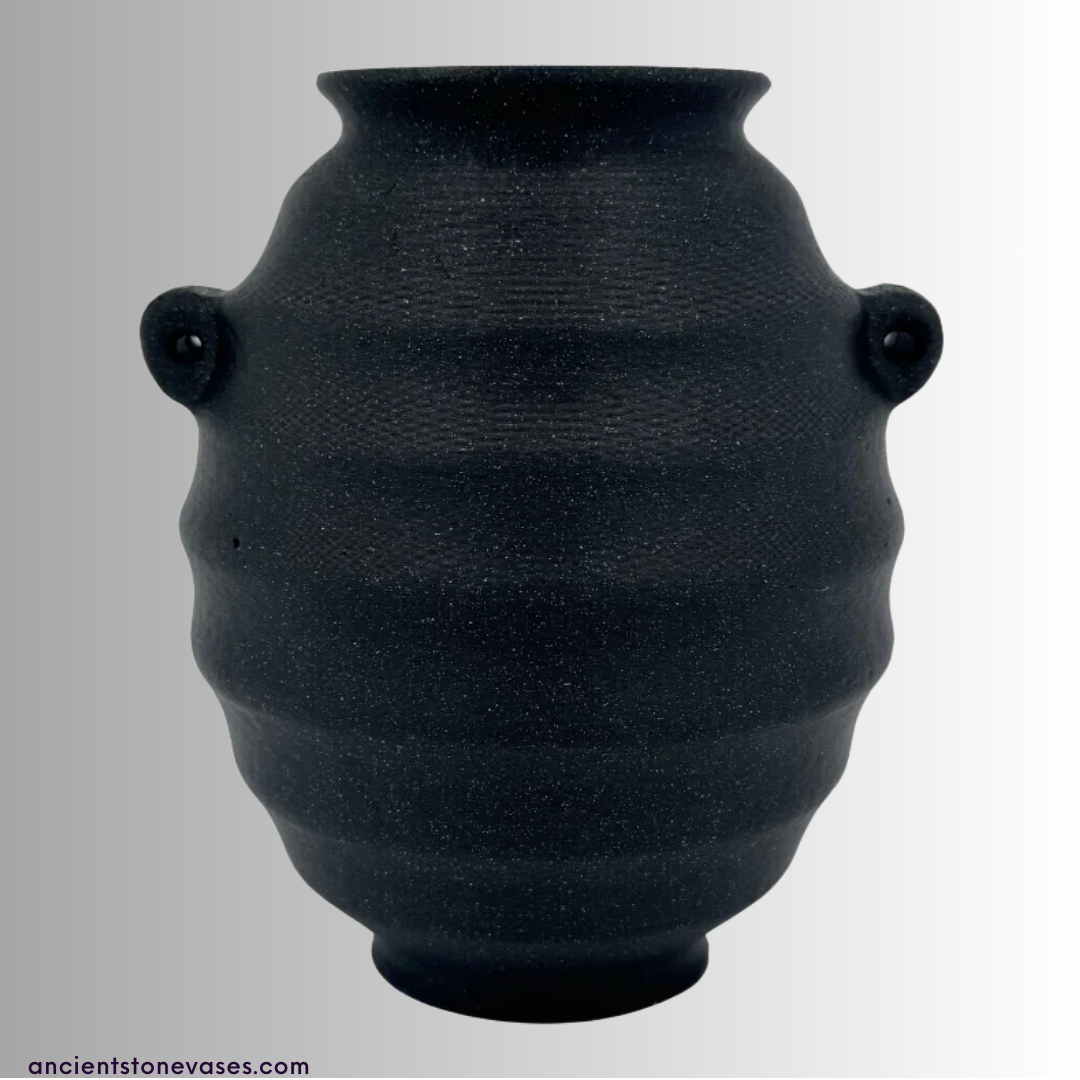 Dark Basalt Beehive Vase (Precision/Consistent w/Machining)