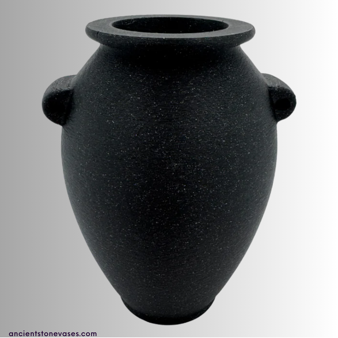 Dark Dolerite Vase (Precision/Consistent w/Machining)