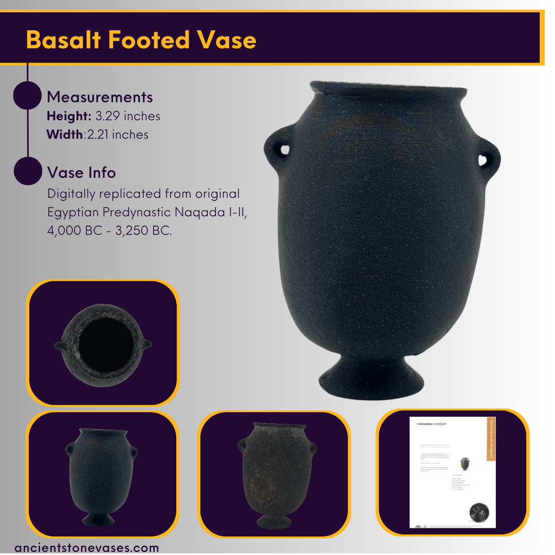 Basalt Footed Vase