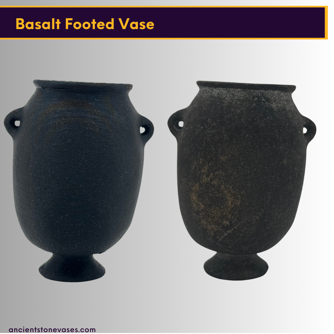 Basalt Footed Vase