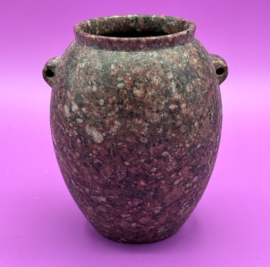 Thin Walled Red Granite Vase (Precision)