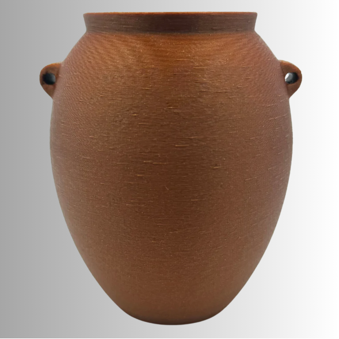 Thin Walled Red Granite Vase (Precision)
