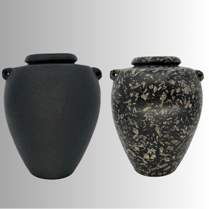 Dark Andesite Porphyry Vase