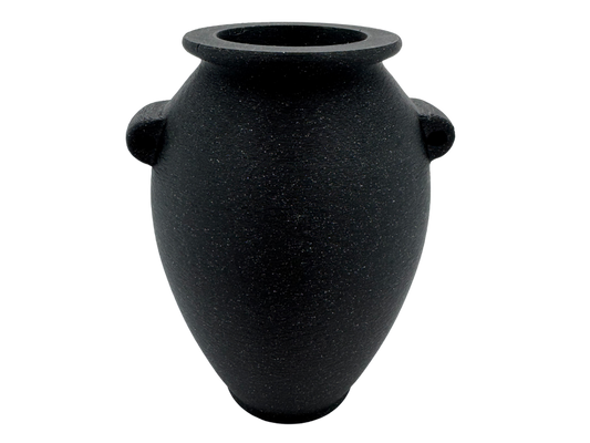 Egyptian Black Dolerite Vessel with Lugs (Precision)