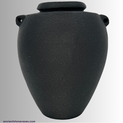 Dark Andesite Porphyry Vase