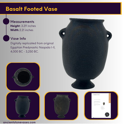 Basalt Footed Vase