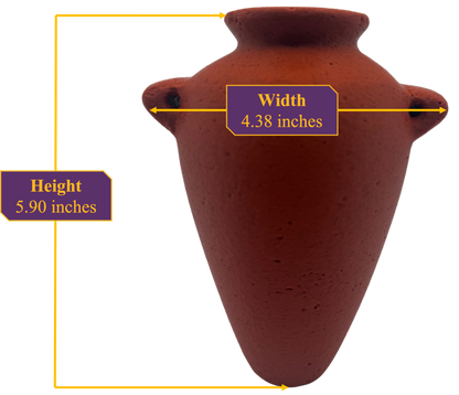Egyptian Mottled Granite Vase