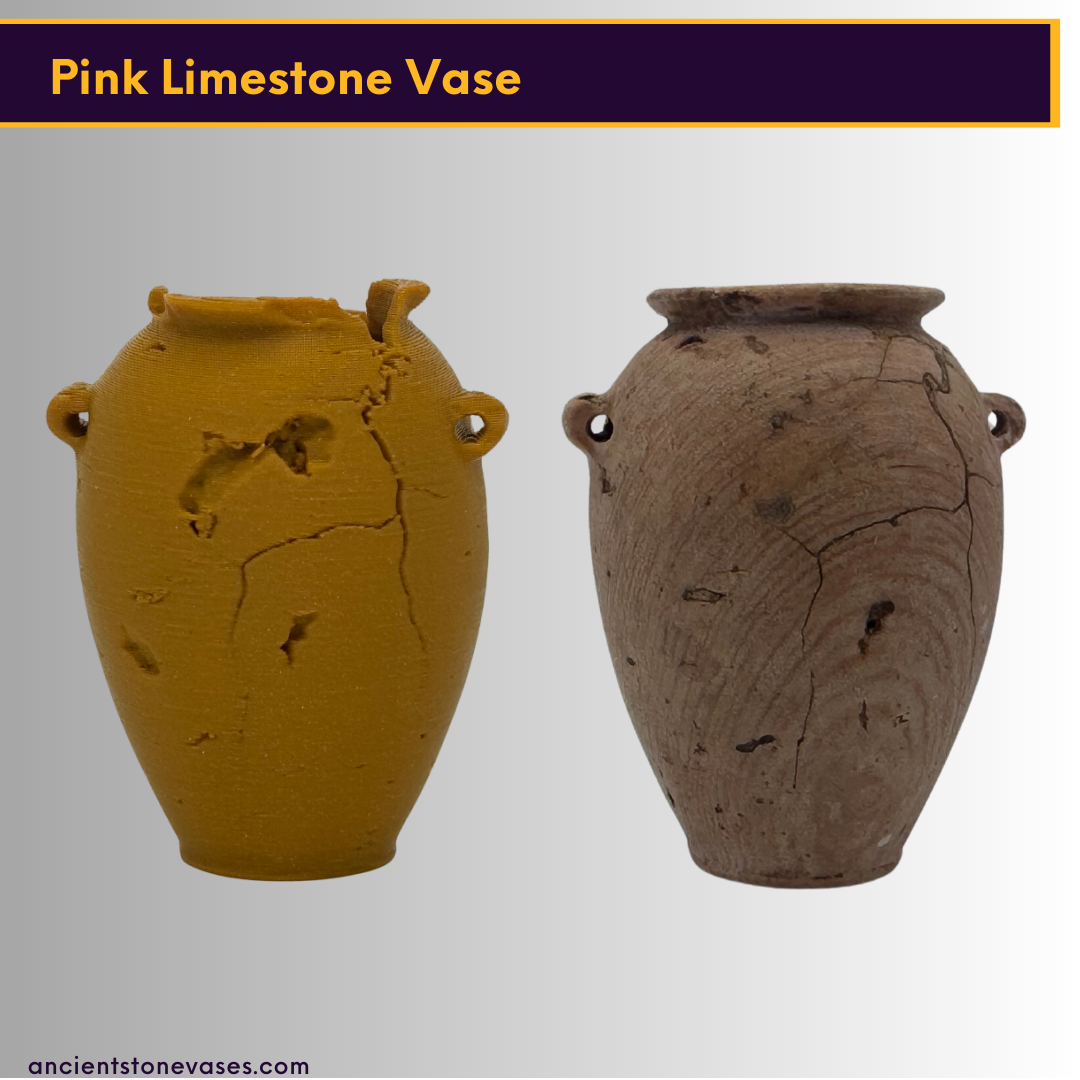Pink Limestone Vase