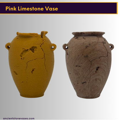 Pink Limestone Vase