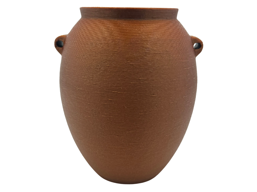 Thin Walled Red Granite Vase (Precision)