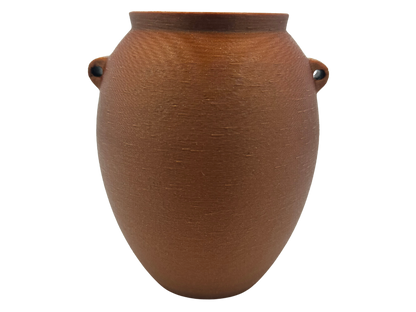 Thin Walled Red Granite Vase (Precision)