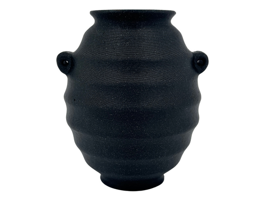 Egyptian Dark Basalt Beehive Vessel (Precision)