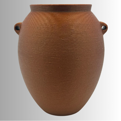 Thin Walled Red Granite Vase (Precision)