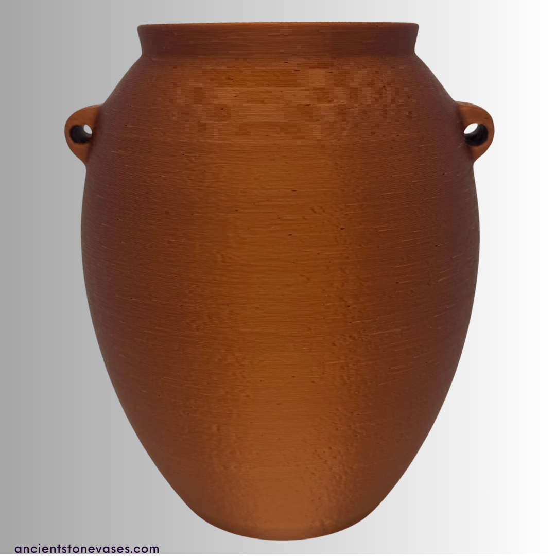 Thin Walled Red Granite Vase (Precision/Consistent w/Machining)